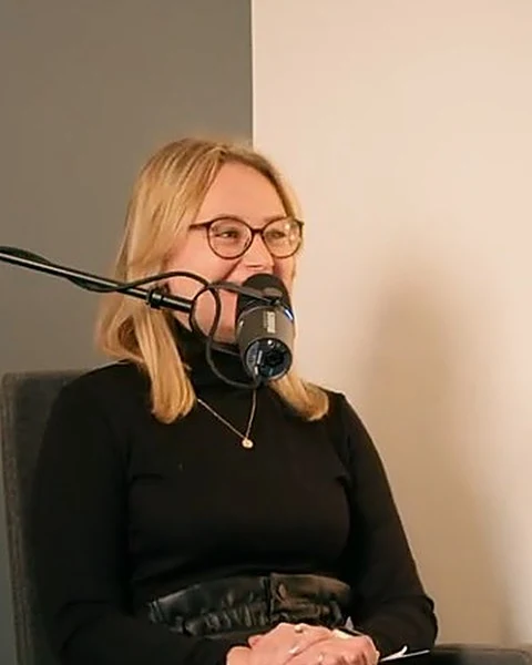 Charlene Buschbeck im ClogTalk-Studio