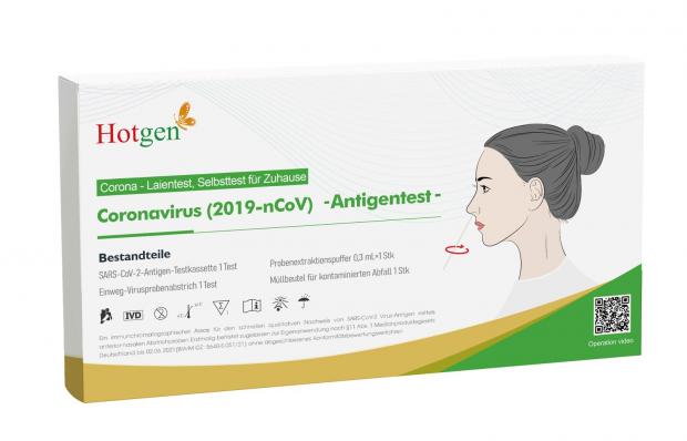 Hotgen Laientest Coronavirus 2019-nCov Antigen Test (Colloidal Gold) 