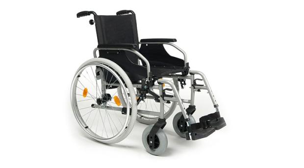 RS20 Standard-Rollstuhl, faltbar, ohne Trommelbremse, versch. Breiten 38 cm