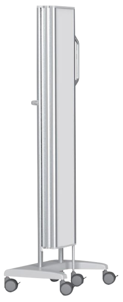 Mobiles Faltwand-System weiß | 1650 x 1800 mm