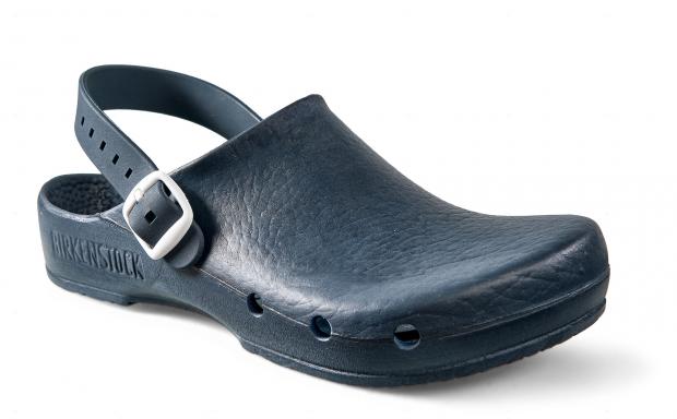 OP-Schuh KLASSIK BIRKI PLUS mit Seitenbelüftung und Fersenriemen blau