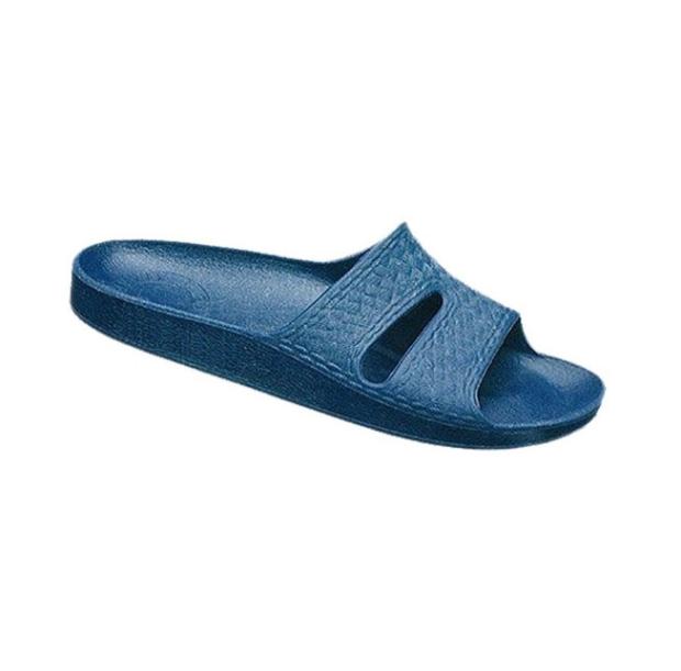 Badepantine CRATO mit rutschhemmender Laufsohle blau