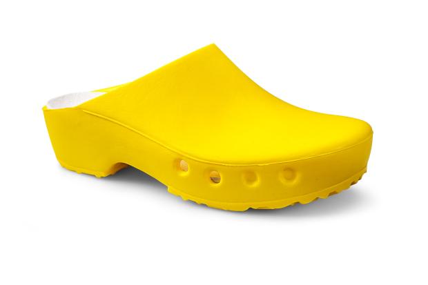 OP-Schuh CHIROCLOGS CLASSIC mit Seitenbelüftung gelb