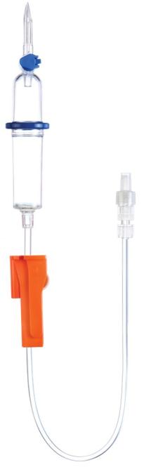 Auto-Stop Infusionsset, belüfteter Spike  ohne Rückschlagventil - Bild 1