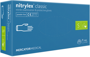 Nitrylex Nitril handschuhe puderfrei (Größe S-L)