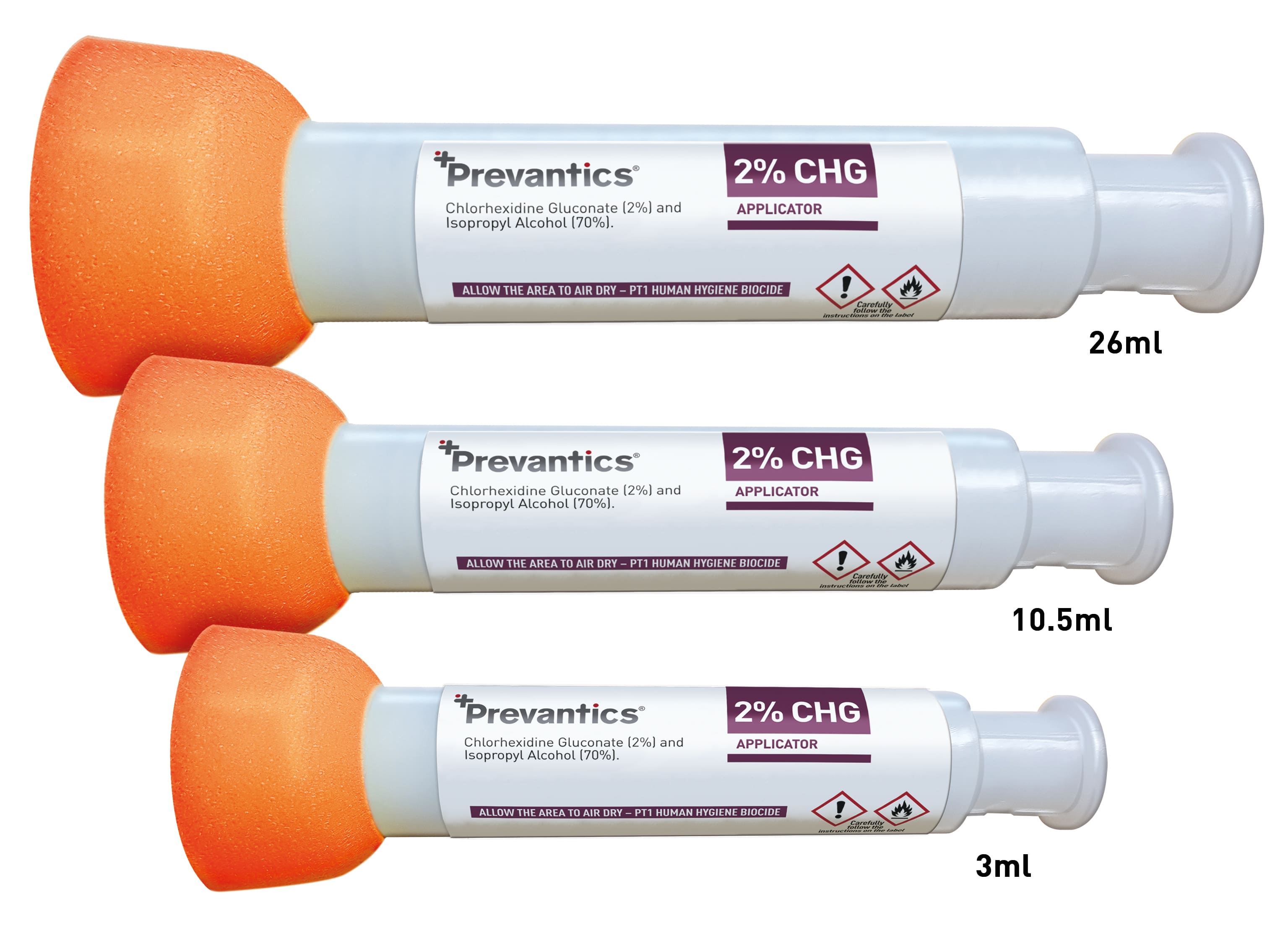 Prevantics Desinfektions-Applicator, 26ml, farbig  26ml - Bild 1