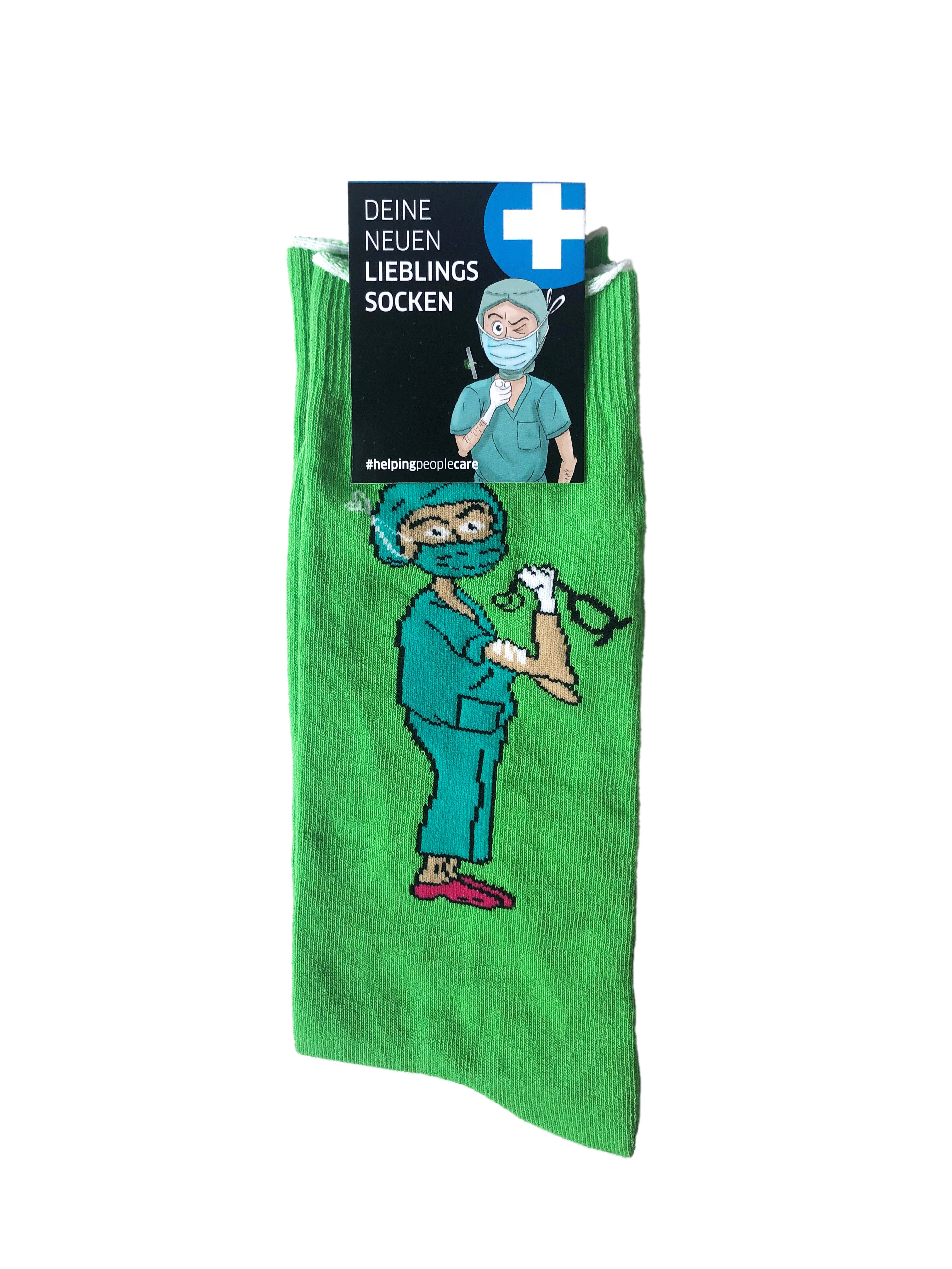 Mehrwegsocken mit Motiv - lime  lime | 200 - Bild 1