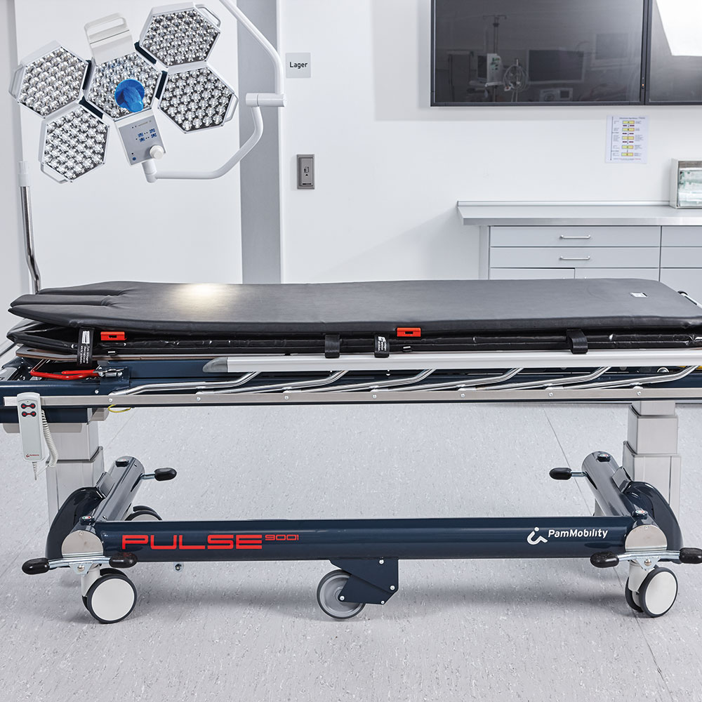 Pulse XRay Stretcher, 3Sektionen CBogen Liegen nordiska